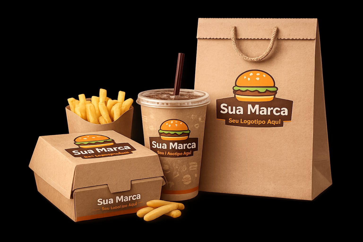 Embalagens personalizadas com sua marca — TopFood